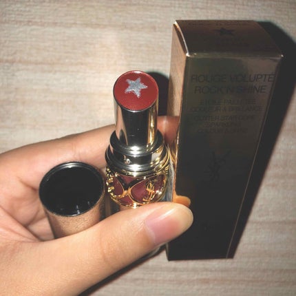 ルージュ ヴォリュプテ ロックシャイン/YVES SAINT LAURENT BEAUTE/口紅を使ったクチコミ(1枚目)