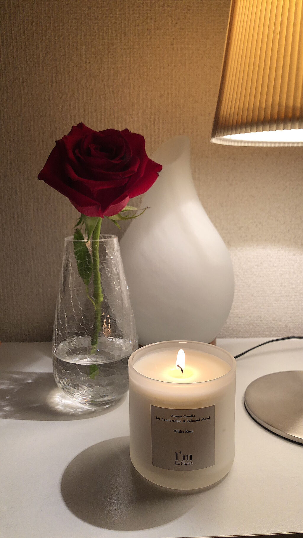 アロマキャンドル/I'm La Floria（アイム ラ フロリア）/アロマキャンドルを使ったクチコミ（2枚目）