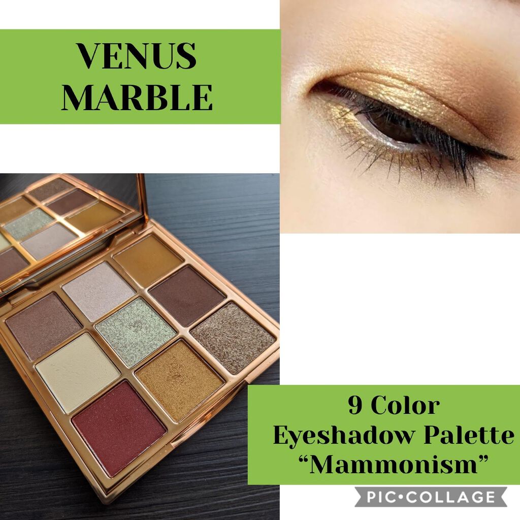 VenusMarble 9色アイシャドウパレット/Venus Marble/アイシャドウパレットを使ったクチコミ（1枚目）
