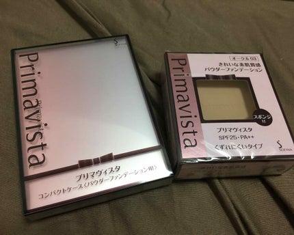 くずれにくい きれいな素肌質感パウダーファンデーション/プリマヴィスタ/パウダーファンデーションを使ったクチコミ(1枚目)