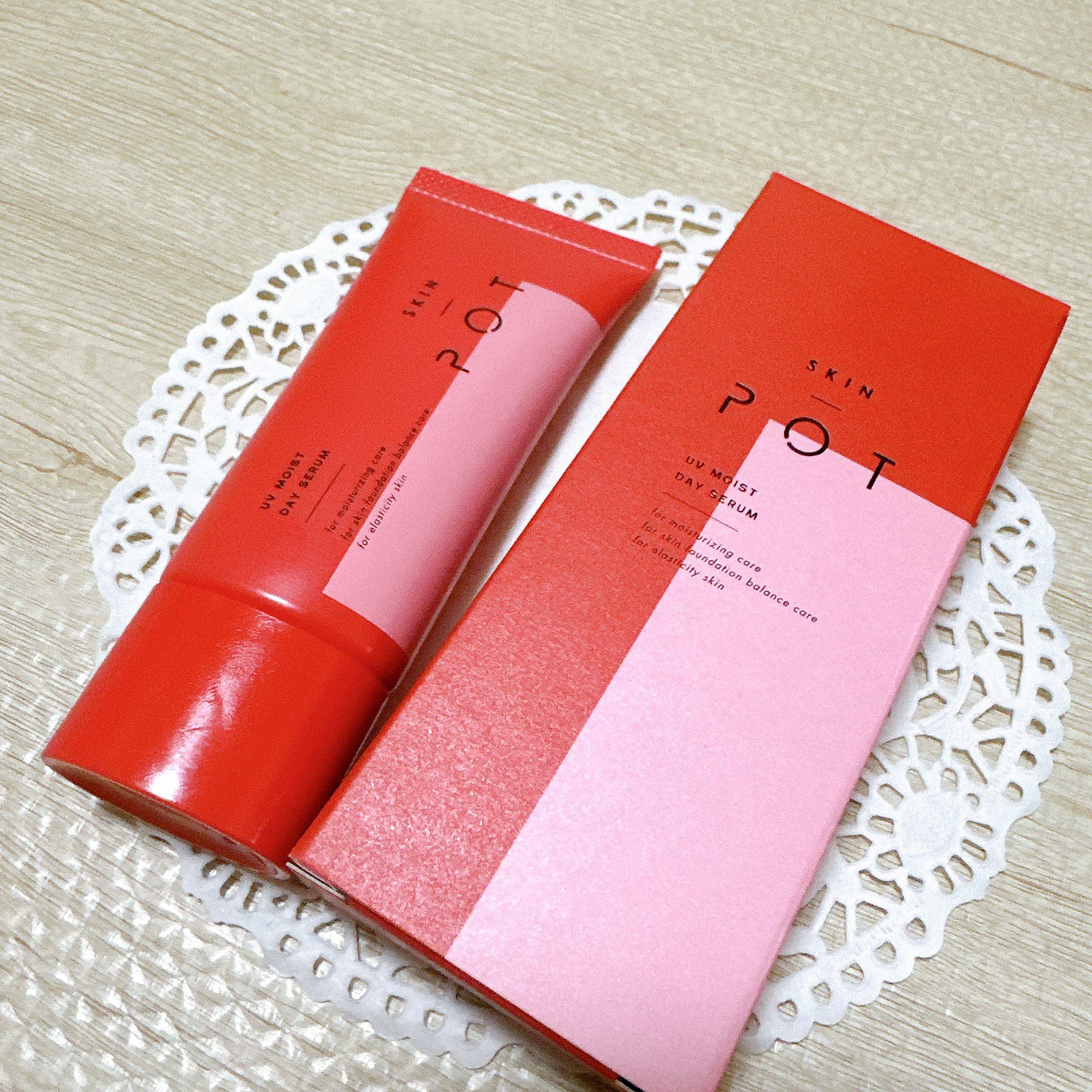 UVモイストデイセラム/SKIN POT/日焼け止めローションを使ったクチコミ（2枚目）