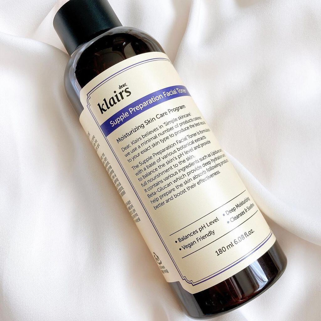 サプルプレパレーションフェイシャルトナー(180ml)/Klairs/化粧水を使ったクチコミ(2枚目)