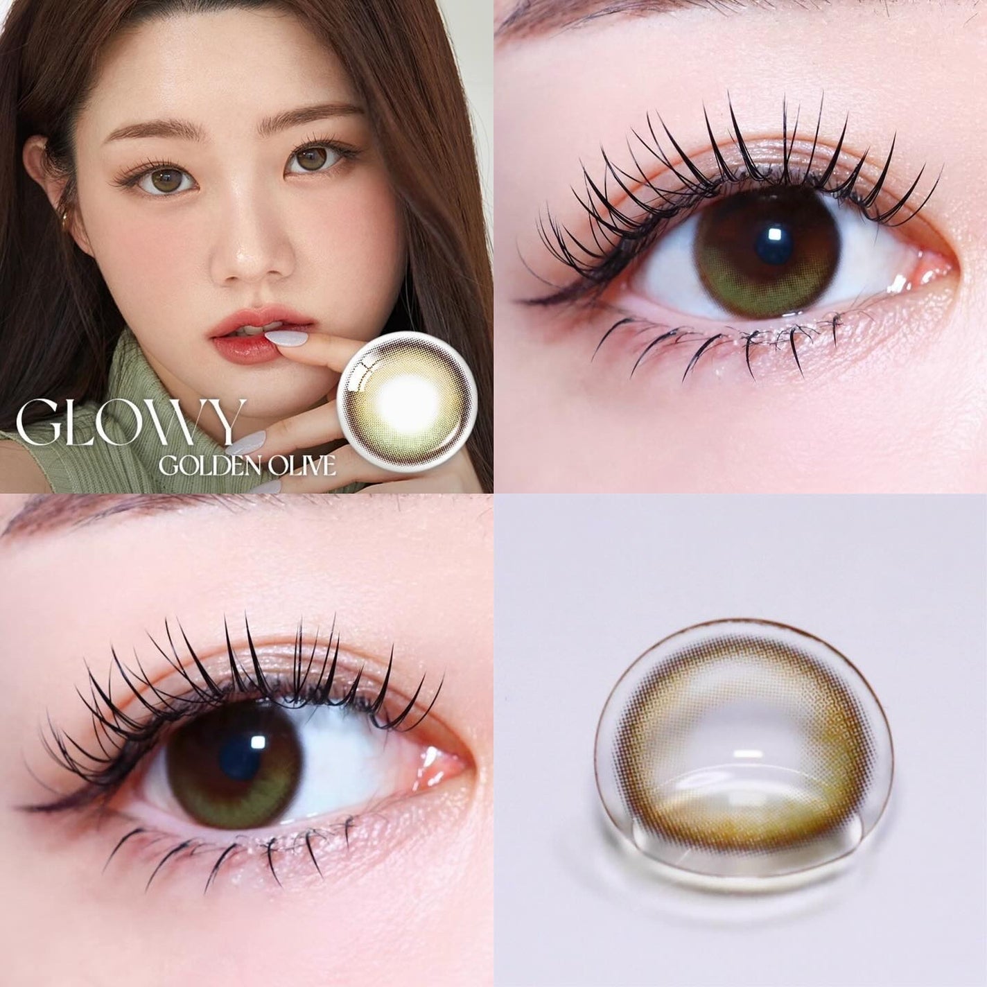 KAPI on LIPS 「OLENSオリーブカラコン6色比較🫒💚ナチュラルから派手めなカ..」(9枚目)