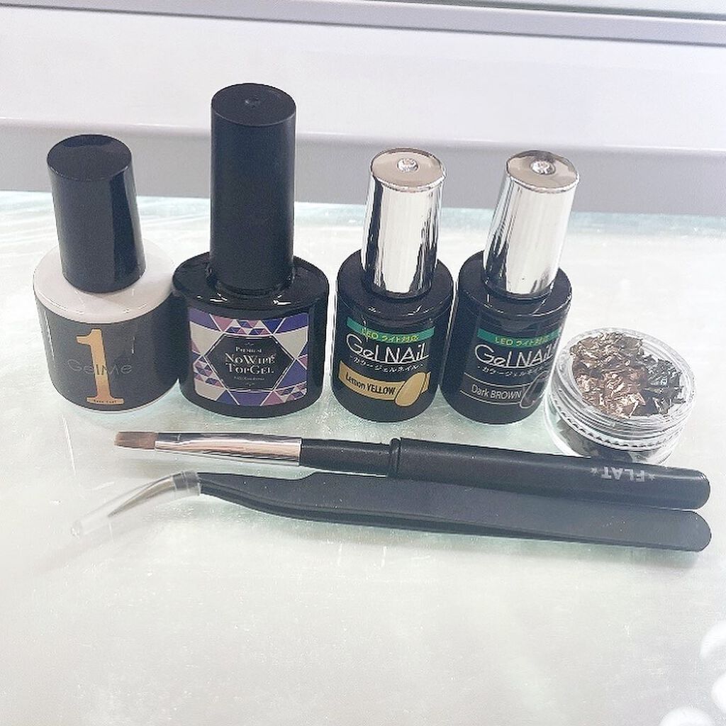 ジェルネイル(ライト対応)/セリア/ジェルネイルを使ったクチコミ(2枚目)