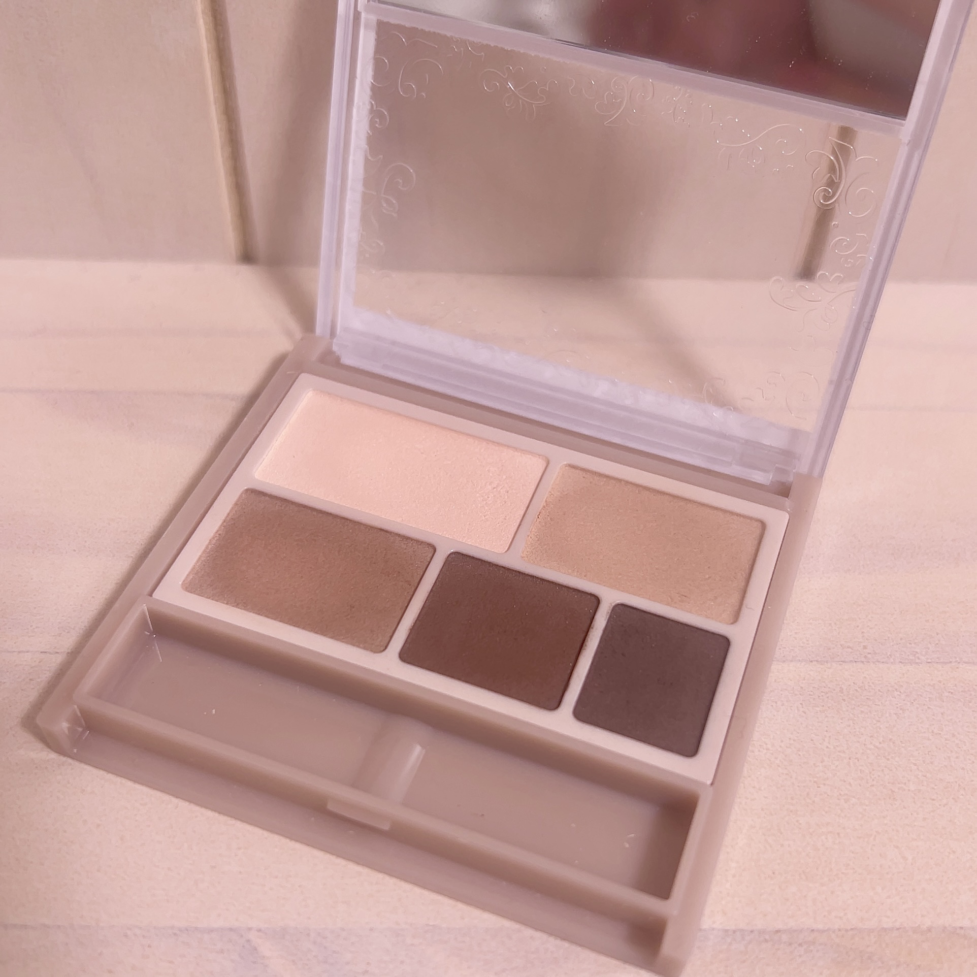 パーフェクトマルチアイズ 01 ローズブラウン/キャンメイク/アイシャドウパレットを使ったクチコミ（1枚目）