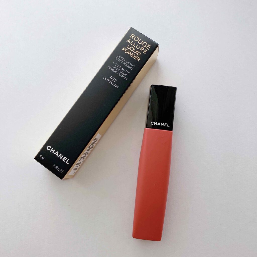 ルージュ アリュール リクィッド パウダー/CHANEL/口紅を使ったクチコミ(1枚目)
