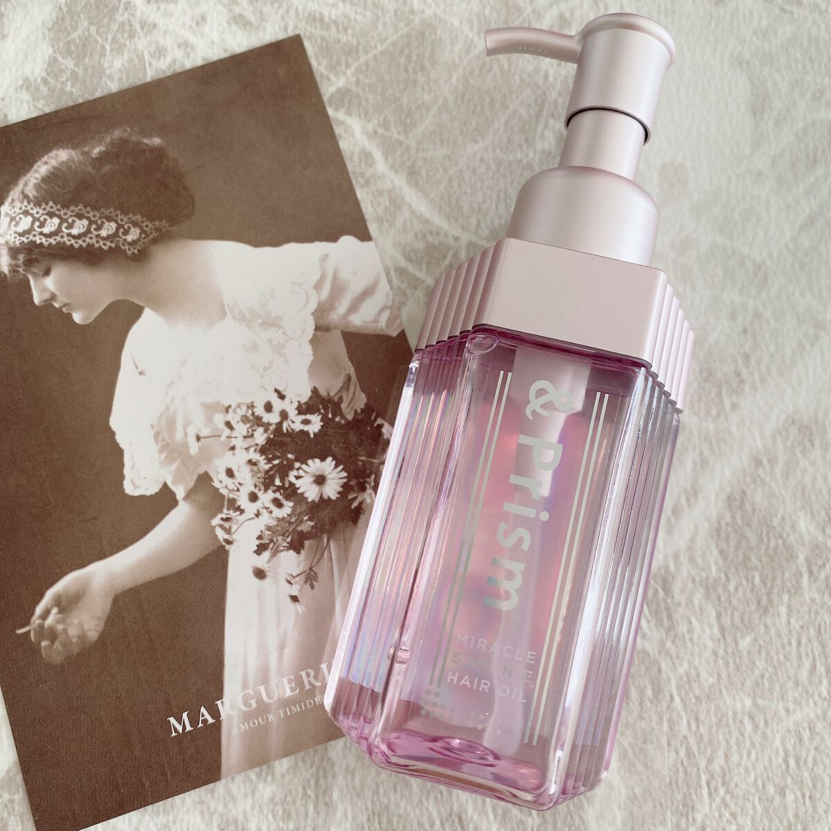 ミラクル シャイン ヘアオイル/&Prism/ヘアオイルを使ったクチコミ（1枚目）