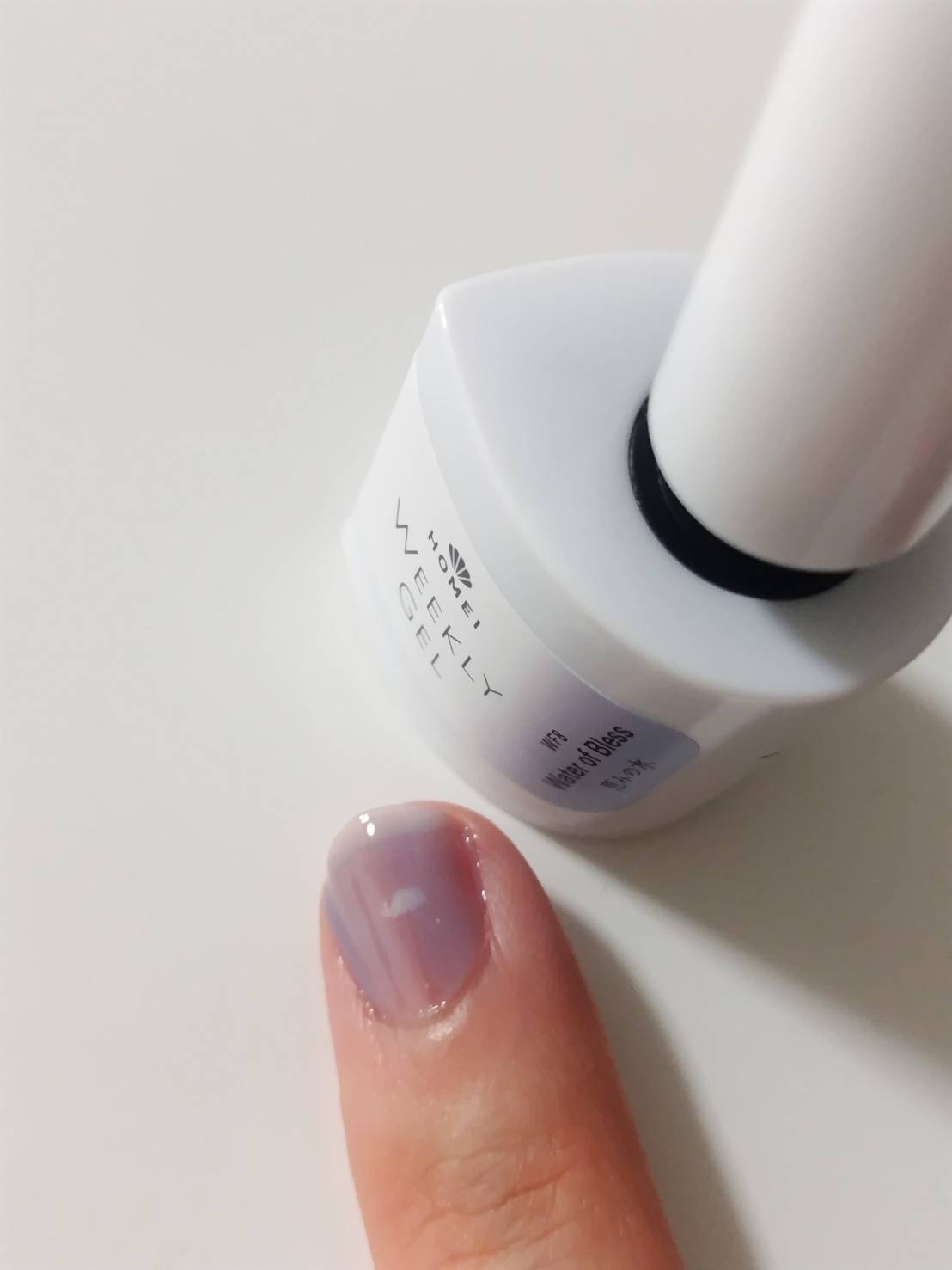 HOMEI ウィークリージェル WF8 ウォーターオブブレス(Water of Bless)/HOMEI/ジェルネイルを使ったクチコミ（2枚目）