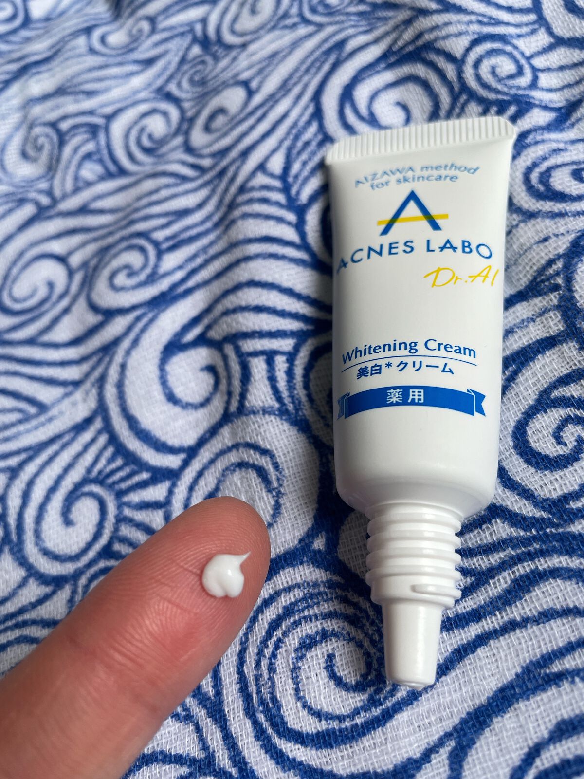 薬用 美白アクネホワイトクリーム 専用パッチ付/アクネスラボ/その他キットセットを使ったクチコミ(3枚目)