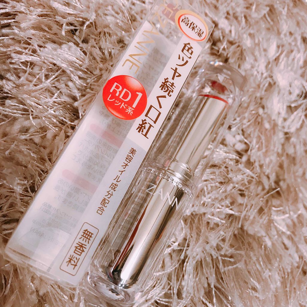 ラスティンググロスリップ/CEZANNE/口紅を使ったクチコミ（1枚目）