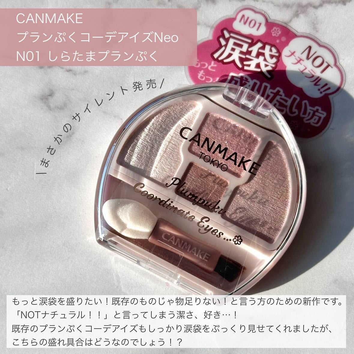 プランぷくコーデアイズ/キャンメイク/パウダーアイシャドウを使ったクチコミ(2枚目)