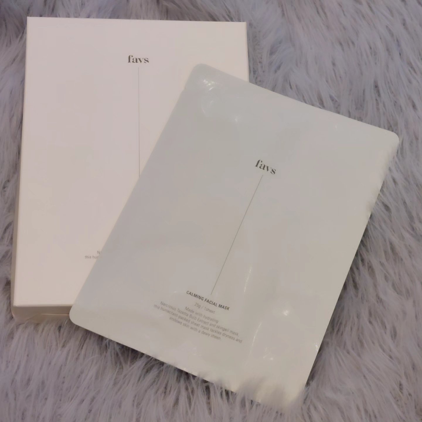 カーミングフェイシャルマスク/favs/シートマスク・パックを使ったクチコミ（1枚目）