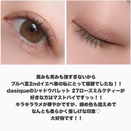 シャドウパレット/dasique/アイシャドウパレットを使ったクチコミ(6枚目)