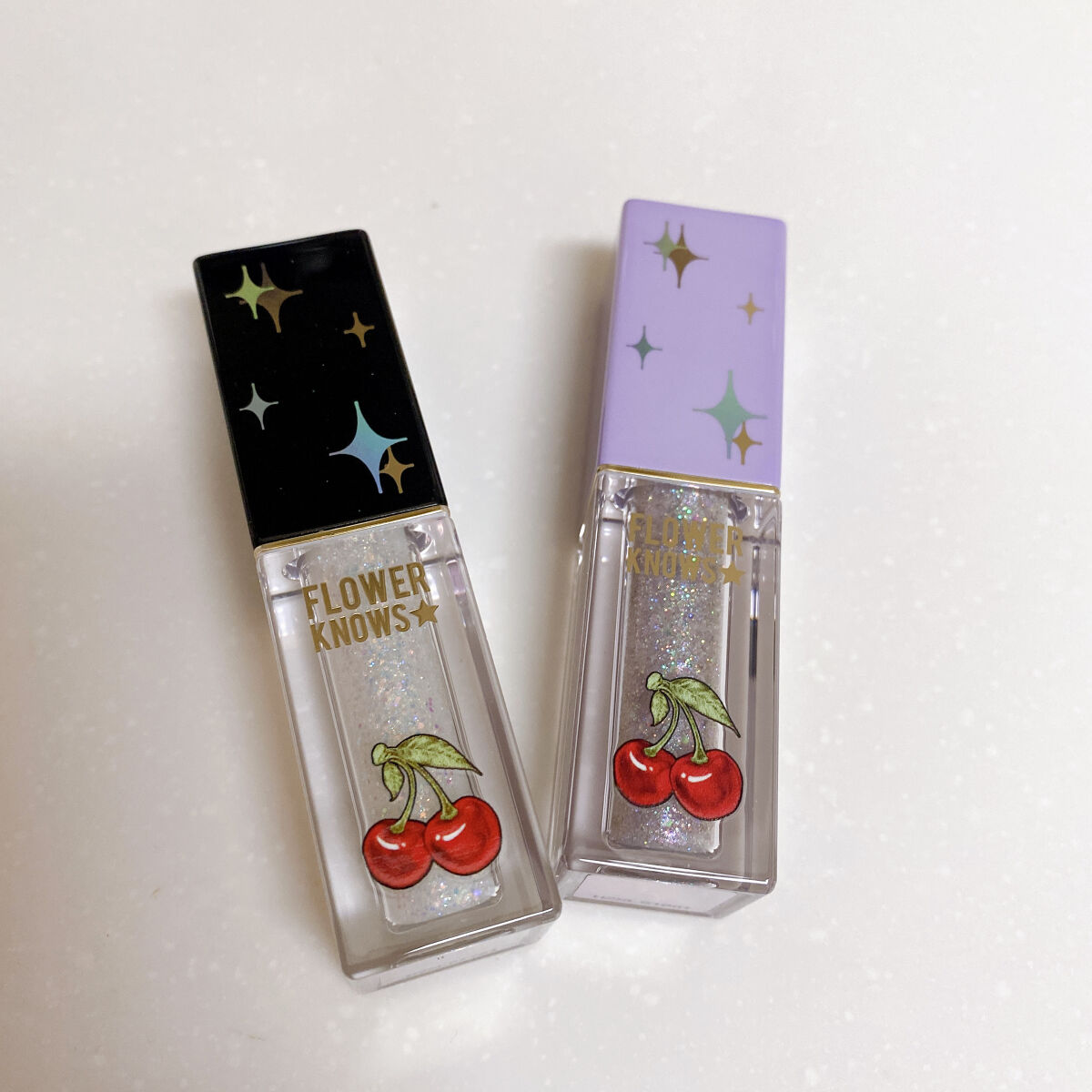 Cherry Love グリッター リキッドアイシャドウ P02 Diamond Stars/FlowerKnows/グリッターを使ったクチコミ（1枚目）