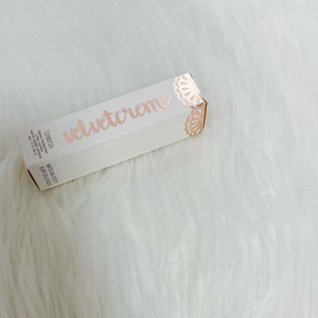 ベルベットクレームマッドリキッドリップスティック/Breena Beauty/リップグロスを使ったクチコミ(4枚目)