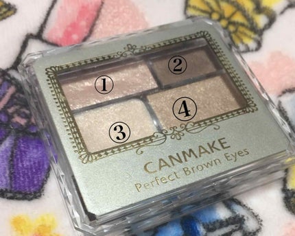 パーフェクトブラウンアイズ/キャンメイク/ジェル・クリームアイシャドウを使ったクチコミ(2枚目)