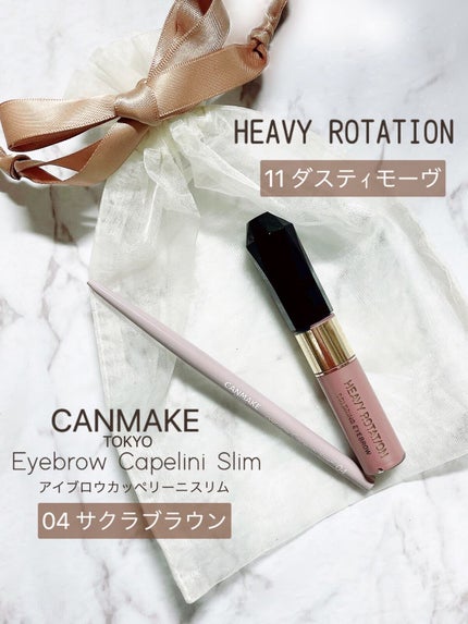 カラーリングアイブロウ/ヘビーローテーション/眉マスカラを使ったクチコミ(2枚目)