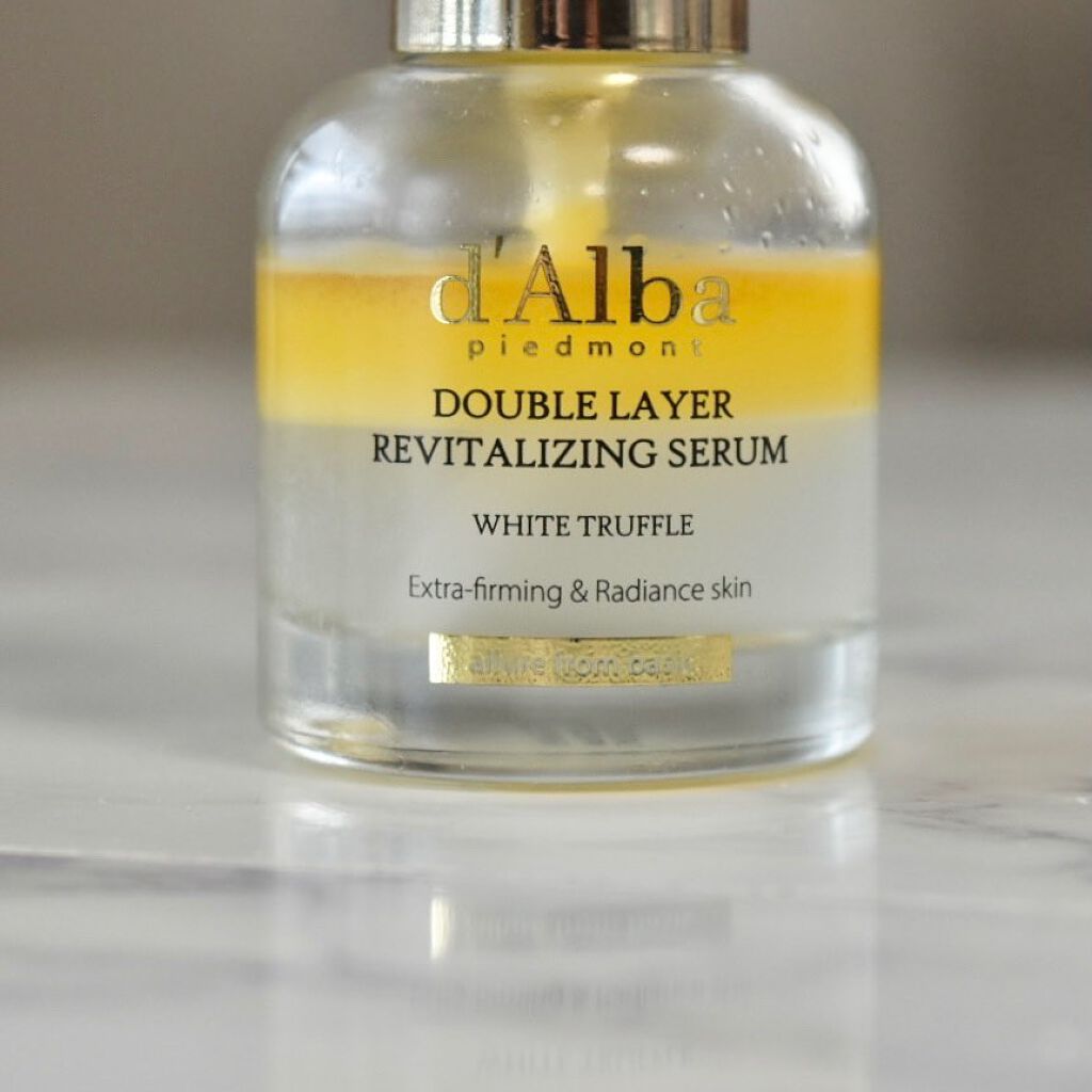 ホワイトトリュフダブルレイヤーリバイタライジングセラム/ダルバ/美容液を使ったクチコミ(9枚目)