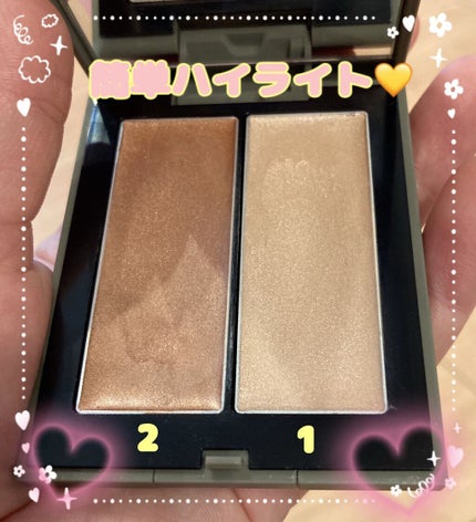 THREE シマリング グロー デュオ/THREE/クリームハイライトを使ったクチコミ(1枚目)