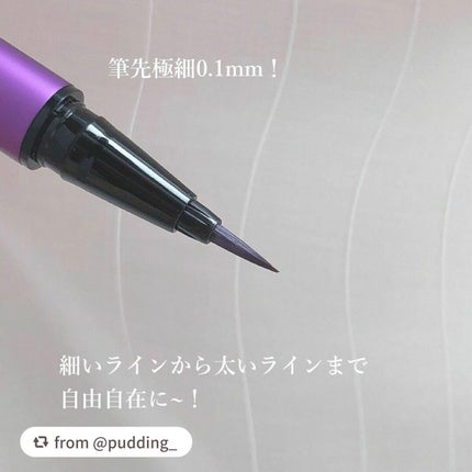 スキルレスライナー/LUMIURGLAS/リキッドアイライナーを使ったクチコミ(3枚目)