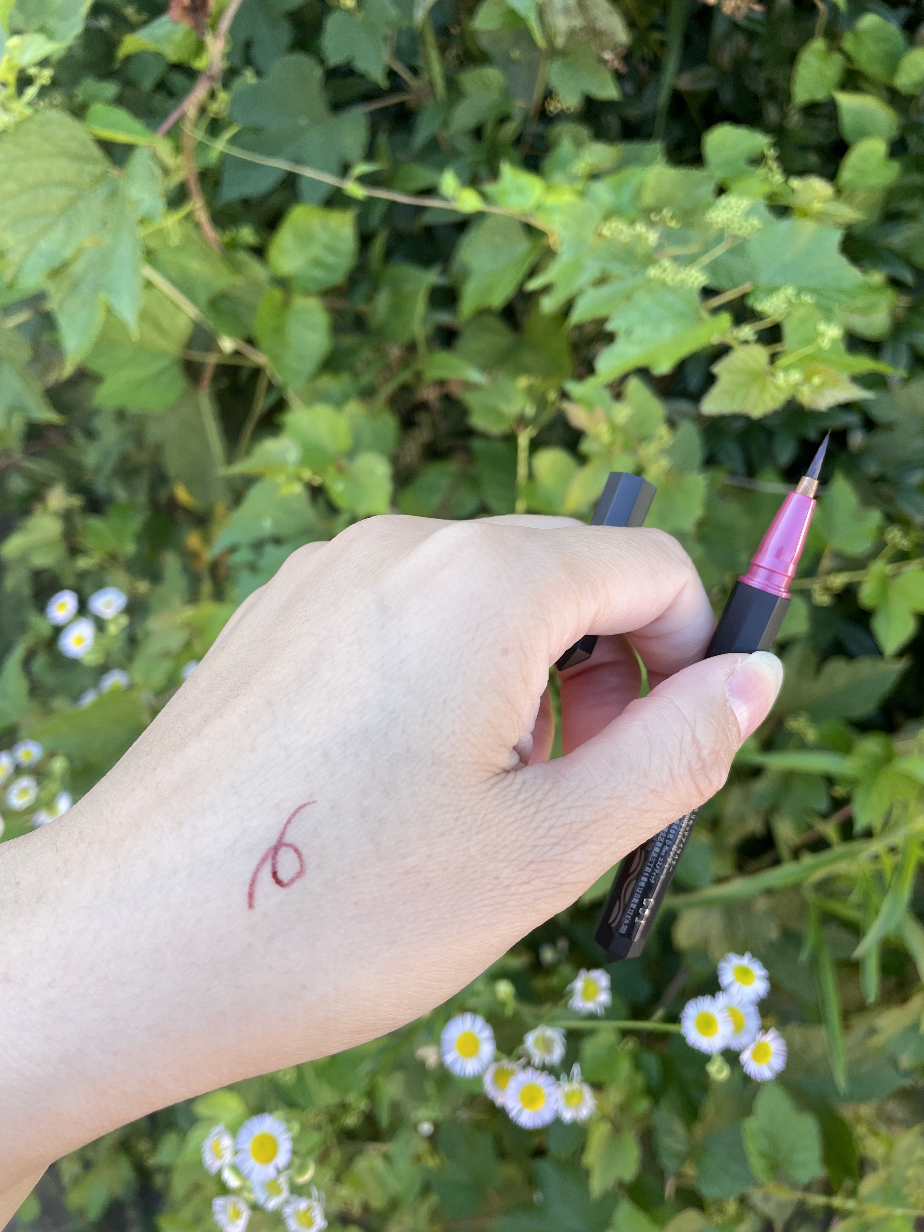 リキッドアイライナー  バーガンディー(Burgundy)/3650/リキッドアイライナーを使ったクチコミ（2枚目）