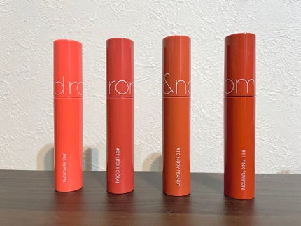 ジューシーラスティングティント/rom&nd/リップティントを使ったクチコミ(1枚目)