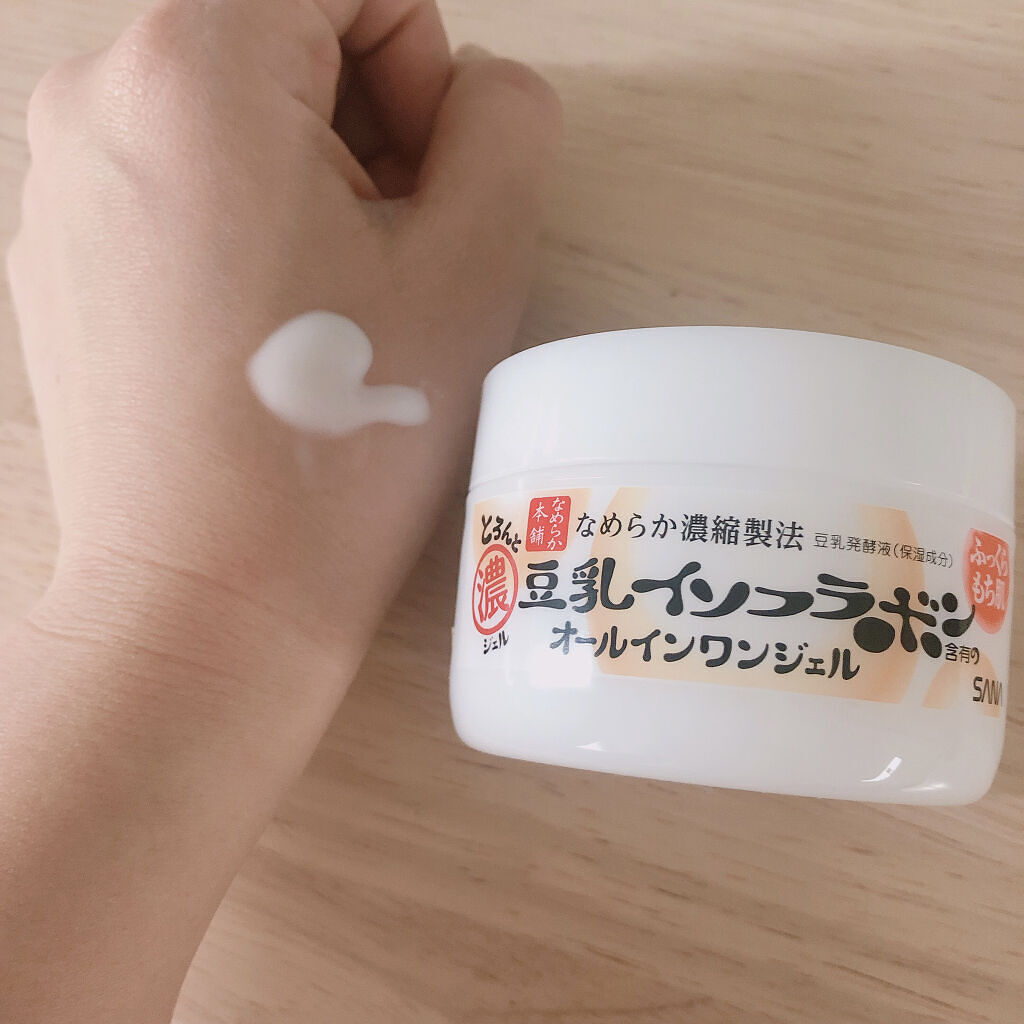 とろんと濃ジェル つめかえ用 100g/なめらか本舗/オールインワン化粧品を使ったクチコミ（3枚目）