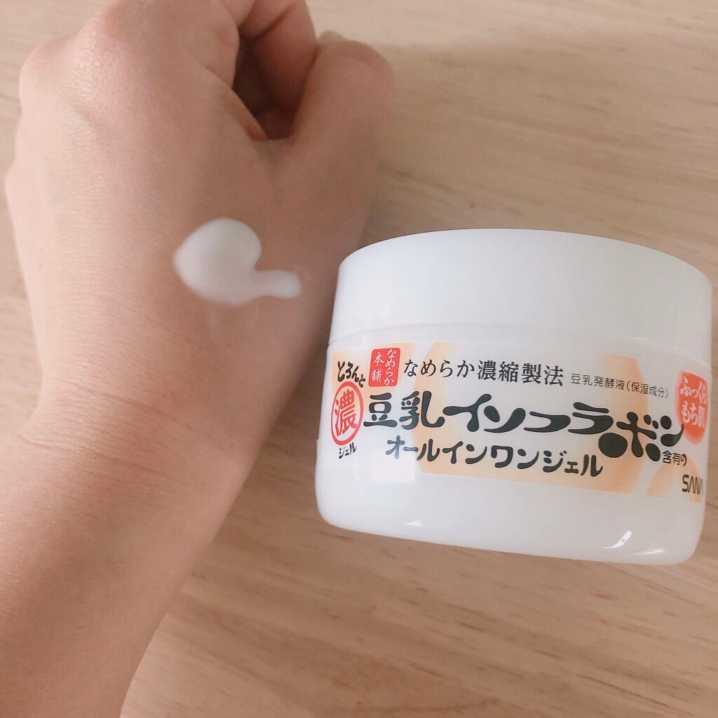 とろんと濃ジェル/なめらか本舗/オールインワン化粧品を使ったクチコミ(3枚目)