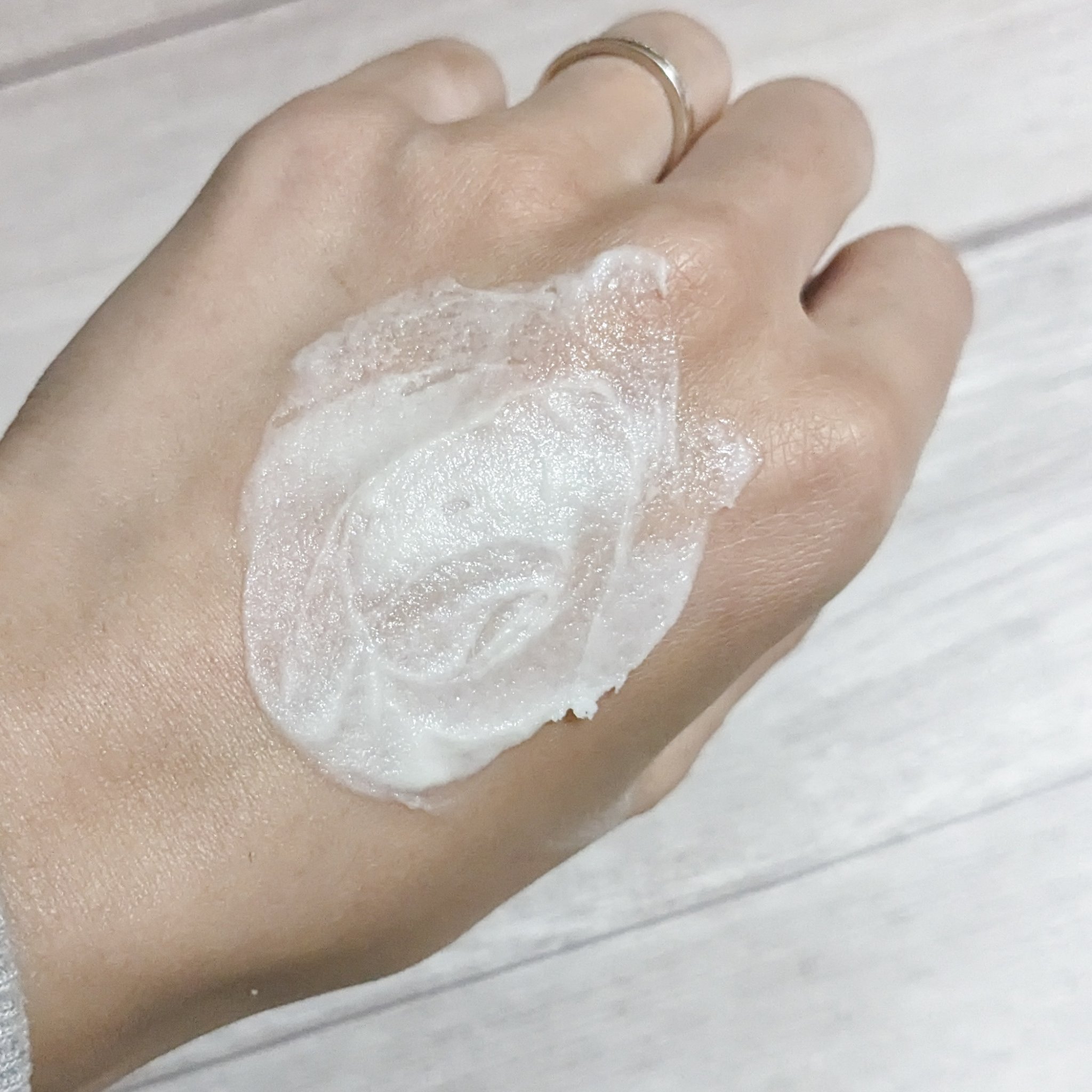 skinmarche WAOPLUS プラントベースミルクブースターマスク/ブレーンコスモス/洗い流すパック・マスクを使ったクチコミ（3枚目）