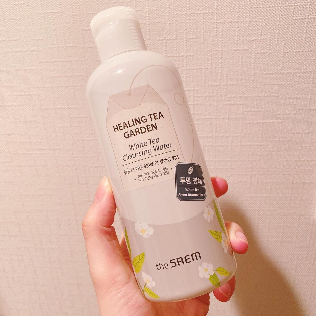 ヒーリングティーガーデン ホワイトティクレンジングウォーター/the SAEM/クレンジングウォーターを使ったクチコミ(1枚目)