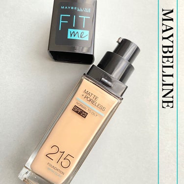 フィットミー リキッドファンデーション R/MAYBELLINE NEW YORK/リキッドファンデーションを使ったクチコミ（1枚目）