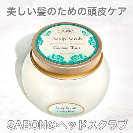 ヘッドスクラブ リフレッシング(ミント)/SABON/ヘッドスクラブを使ったクチコミ(1枚目)