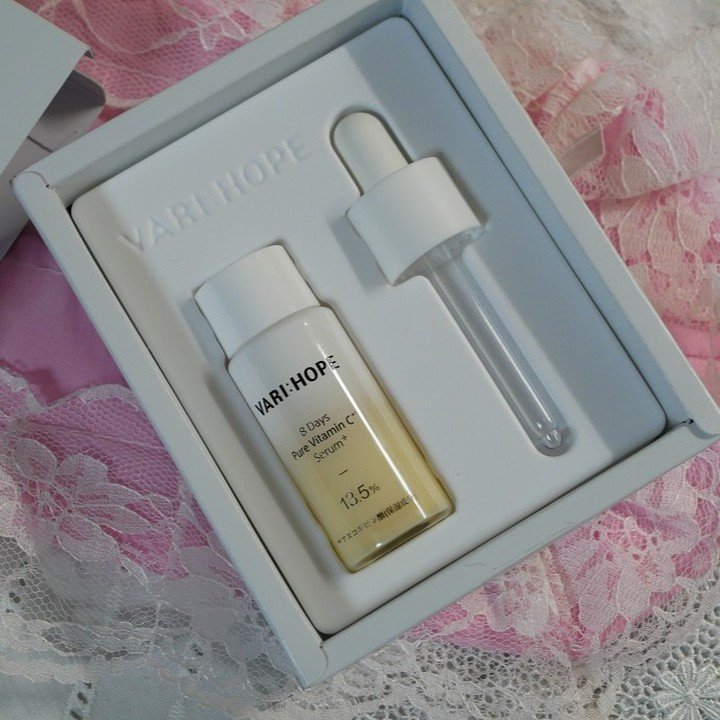 ８デイズピュアビタミンCアンプル/VARI:HOPE/美容液を使ったクチコミ（3枚目）