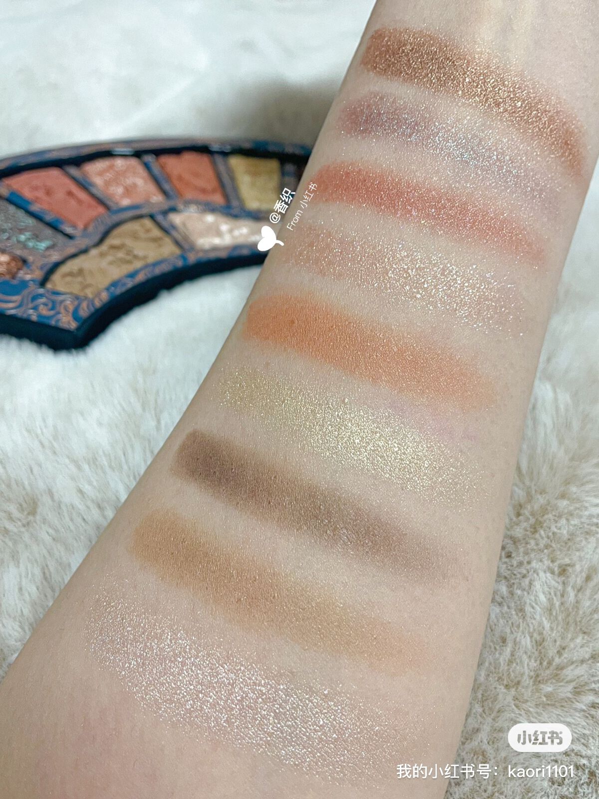洛神賦アイシャドウパレット/花西子/マルチパレットを使ったクチコミ(7枚目)