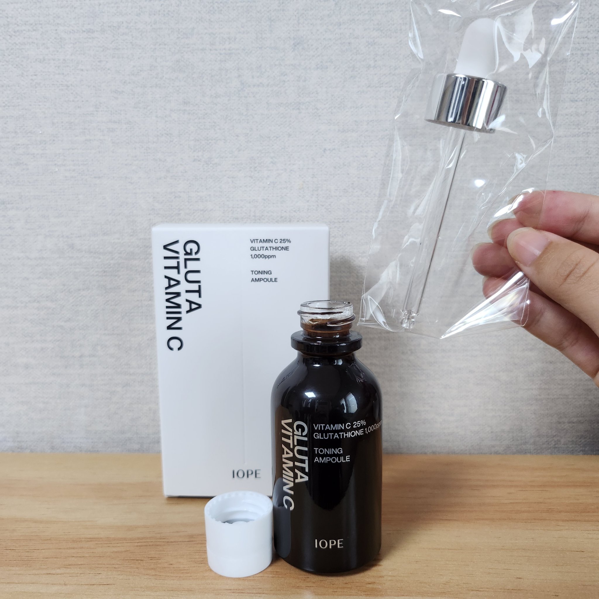 グルタ ビタミンC トーニング アンプル/IOPE/美容液を使ったクチコミ（2枚目）