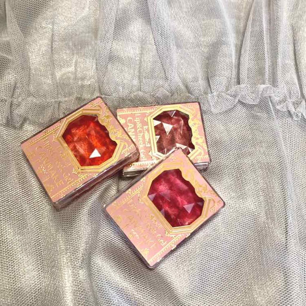 リップ＆チーク ジェル 04 ブラッドクランベリー/キャンメイク/ジェル・クリームチークを使ったクチコミ（1枚目）