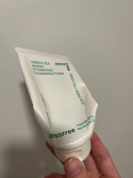 グリーンティー アミノ クレンジングフォーム/innisfree/洗顔フォームを使ったクチコミ(1枚目)