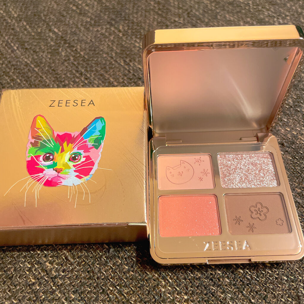 アニマルアイシャドウ(4シェード)/ZEESEA/アイシャドウパレットを使ったクチコミ（2枚目）