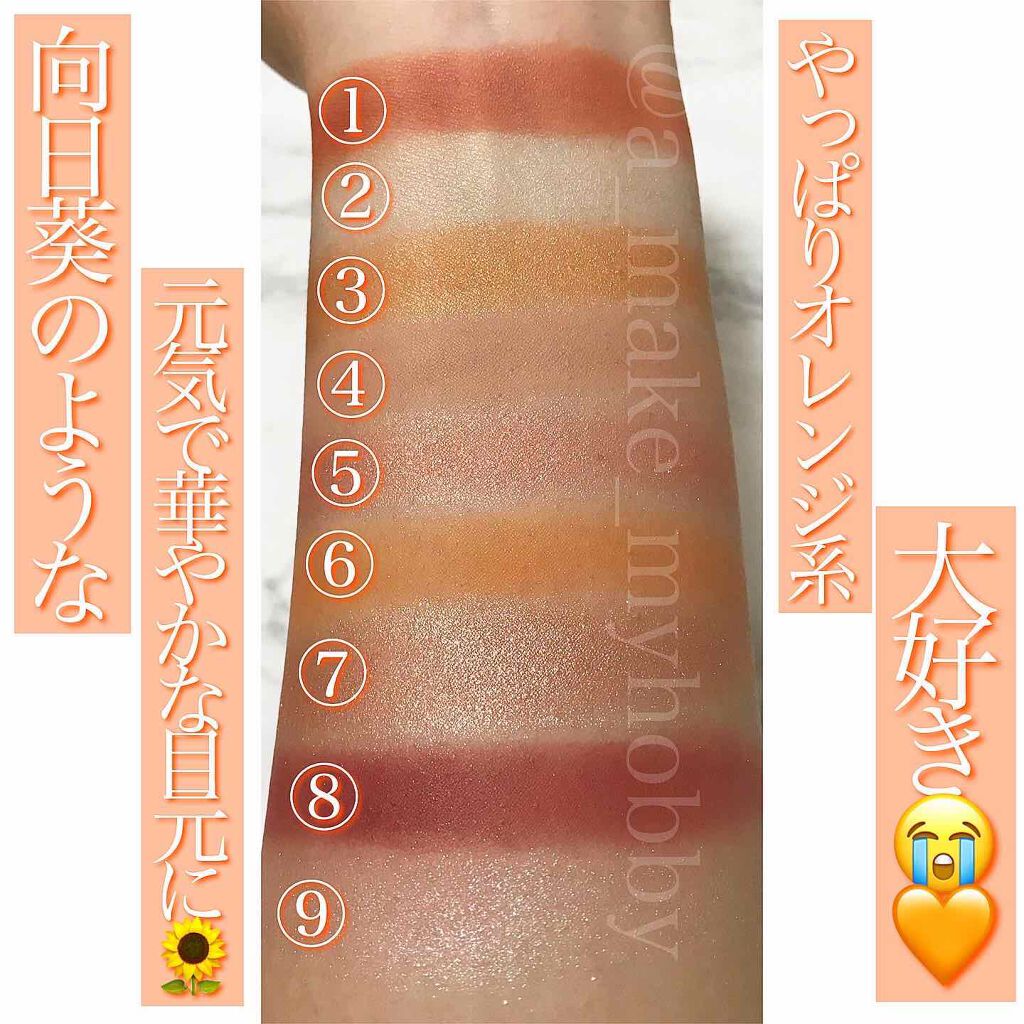 Aya / プチプラコスメ on LIPS 「スリーコインズで発見した、9色パレットをご紹介❗️・・・..」(3枚目)