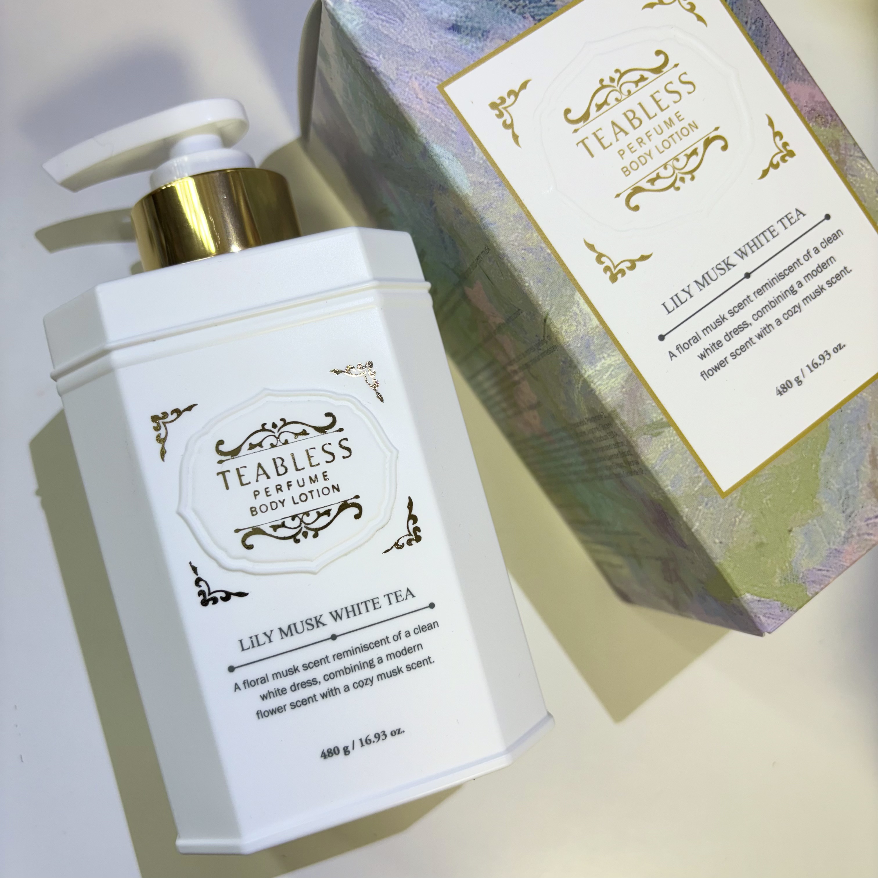パフュームボディローション リリィムスクホワイトティー/TEABLESS/ボディローションを使ったクチコミ（1枚目）