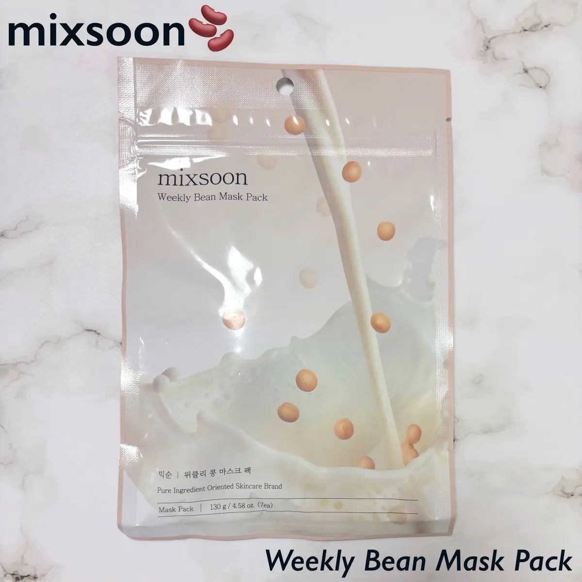 ウィークリービーンマスク/mixsoon/シートマスク・パックを使ったクチコミ（1枚目）