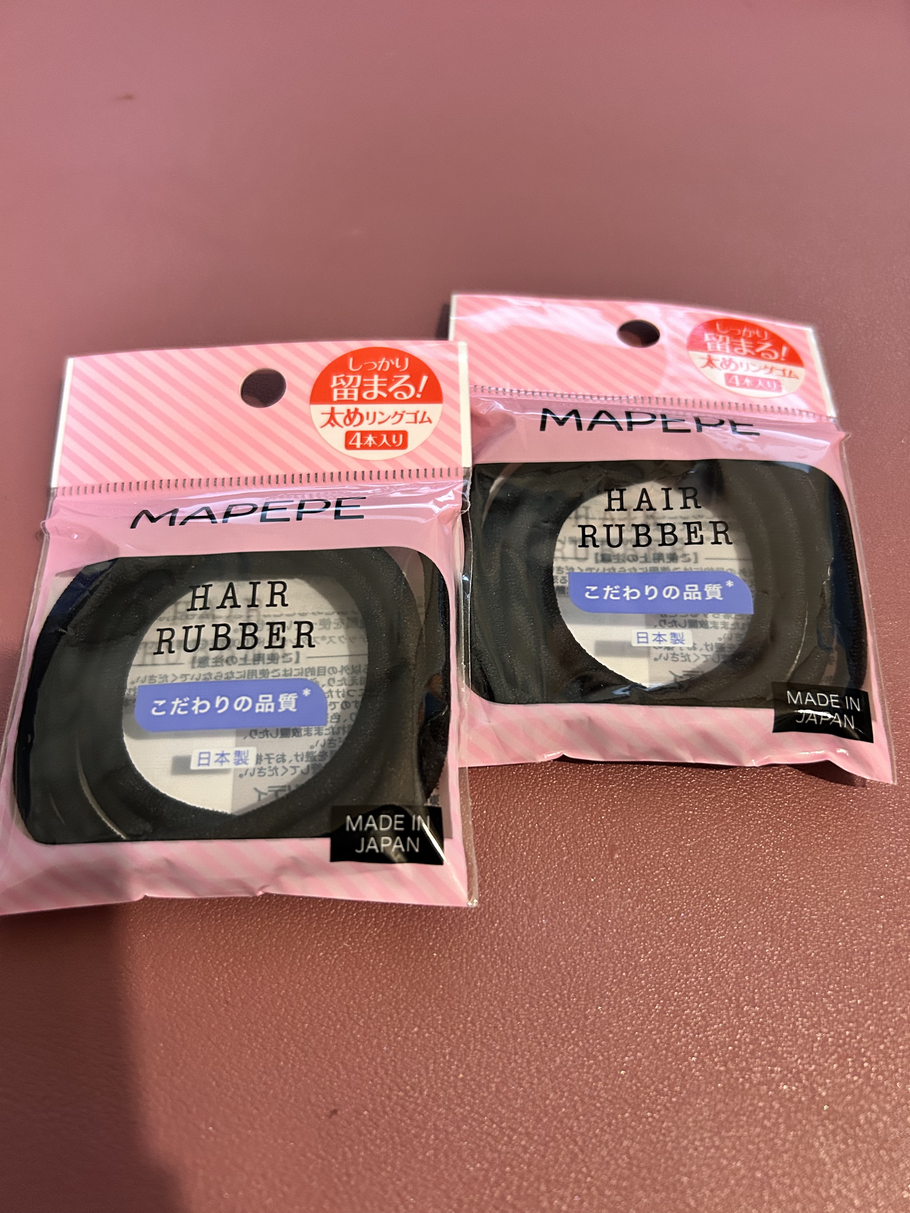 リングゴム 4P /マペペ/ヘアアクセサリーを使ったクチコミ（1枚目）