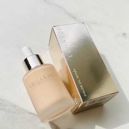 ルナソル カラーオイル セラム/LUNASOL/リキッドファンデーションを使ったクチコミ(5枚目)