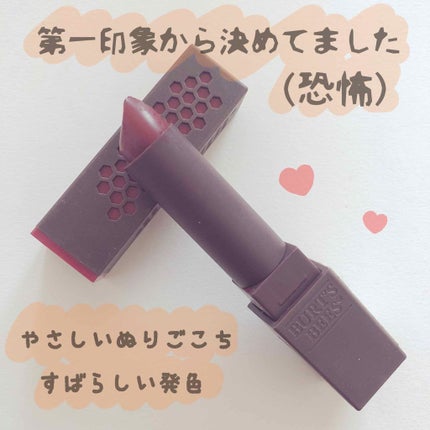 リップスティック/BURT'S BEES/口紅を使ったクチコミ(1枚目)