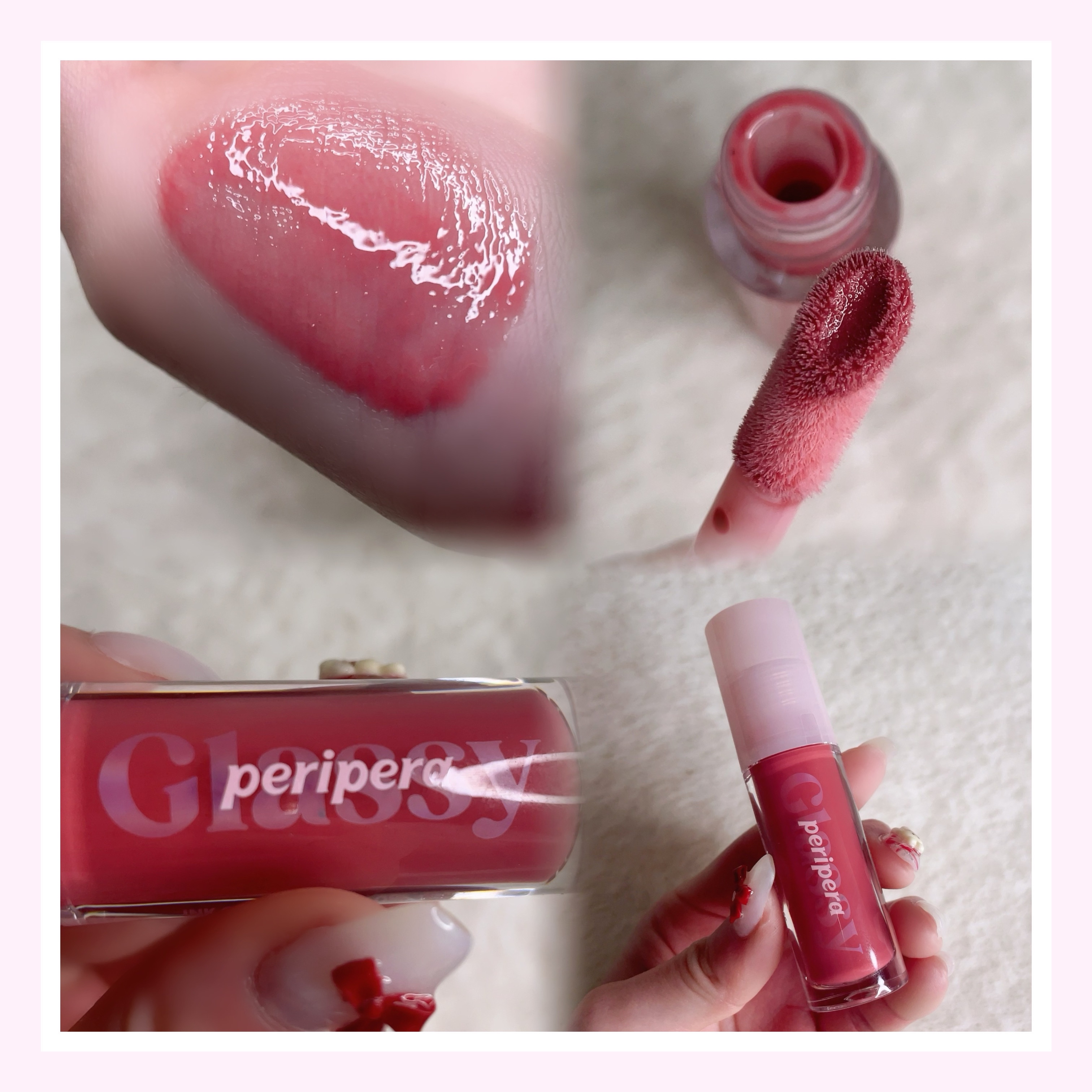 インク グラスティング リップ グロス/PERIPERA/リップグロスを使ったクチコミ（1枚目）