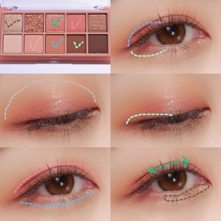 ベターザンパレット/rom&nd/アイシャドウパレットを使ったクチコミ(4枚目)