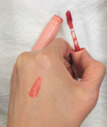 アピュー ジューシーパン スパークリングティント/A’pieu/口紅を使ったクチコミ(2枚目)