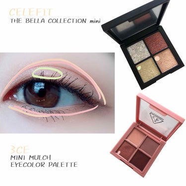 THE BELLA COLLECTION mini/CELEFIT/パウダーアイシャドウを使ったクチコミ（3枚目）