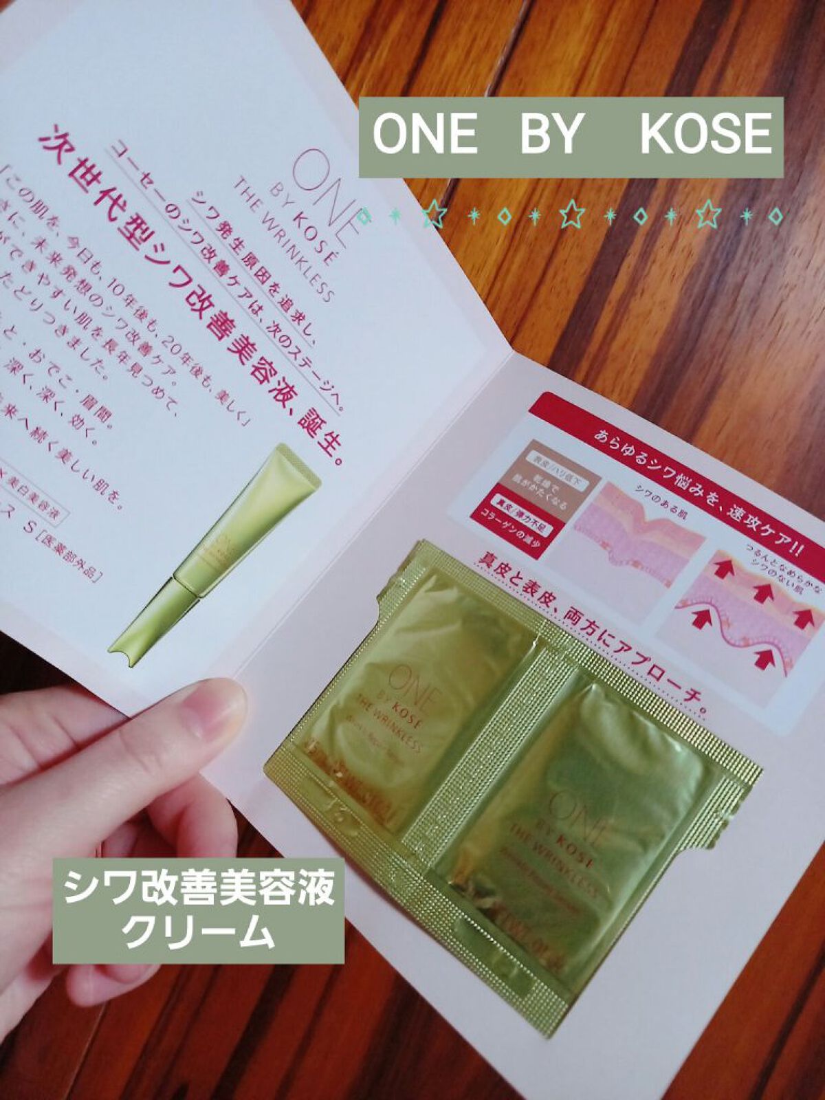 ザ リンクレス S ラミネートトライアル1回分×4包入(限定)/ONE BY KOSE/アイケア・アイクリームを使ったクチコミ（1枚目）