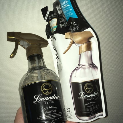 ファブリックミスト クラシックフローラル 320ml(詰替)/ランドリン/ファブリックミストを使ったクチコミ(1枚目)